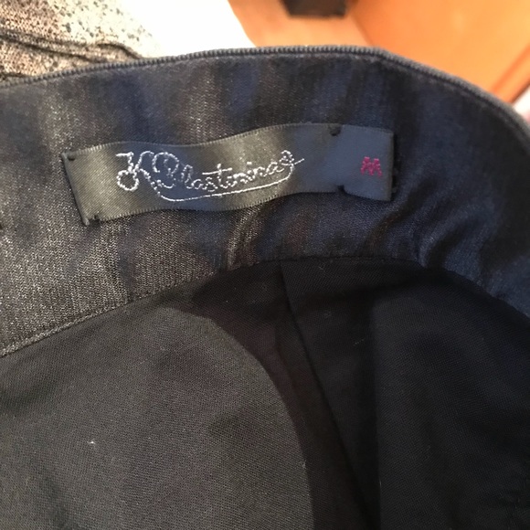 K Plastinina Silver and Black Bubble Skirt - Picture 6 of 6